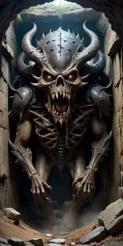 The Maw of Despair Within the depths of a forgotten dungeon,  where the walls are lined with ancient runes and the air is...