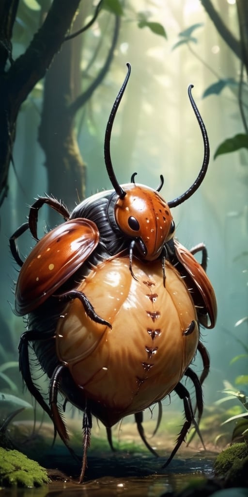 A creature with a body that resembles a massive,  bloated tick. It attaches itself to its prey and drains them of their bo...