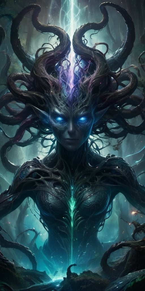 The Rift Abomination At the convergence of ley lines,  where the barriers between worlds are weakest,  stands a being of u...