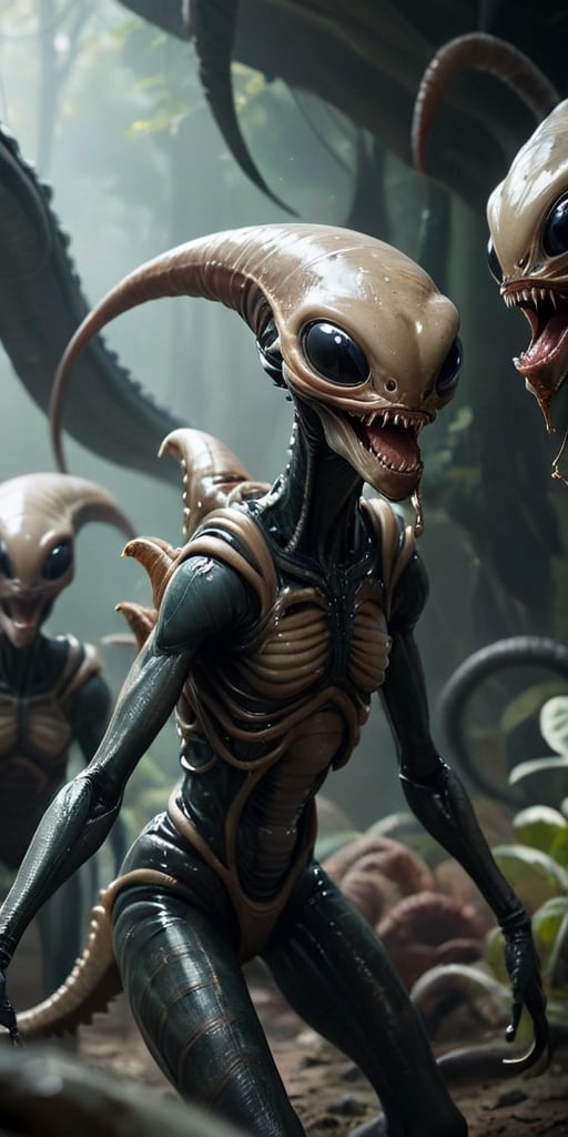 A group of parasitic aliens that infect their hosts and use them as puppets. The aliens resemble slimy,  worm-like creatur...
