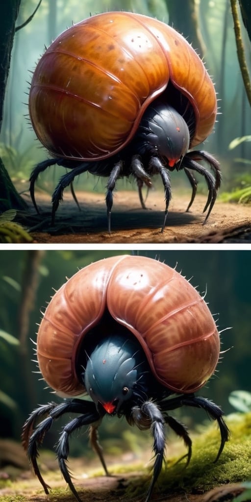 A creature with a body that resembles a massive,  bloated tick. It attaches itself to its prey and drains them of their bo...