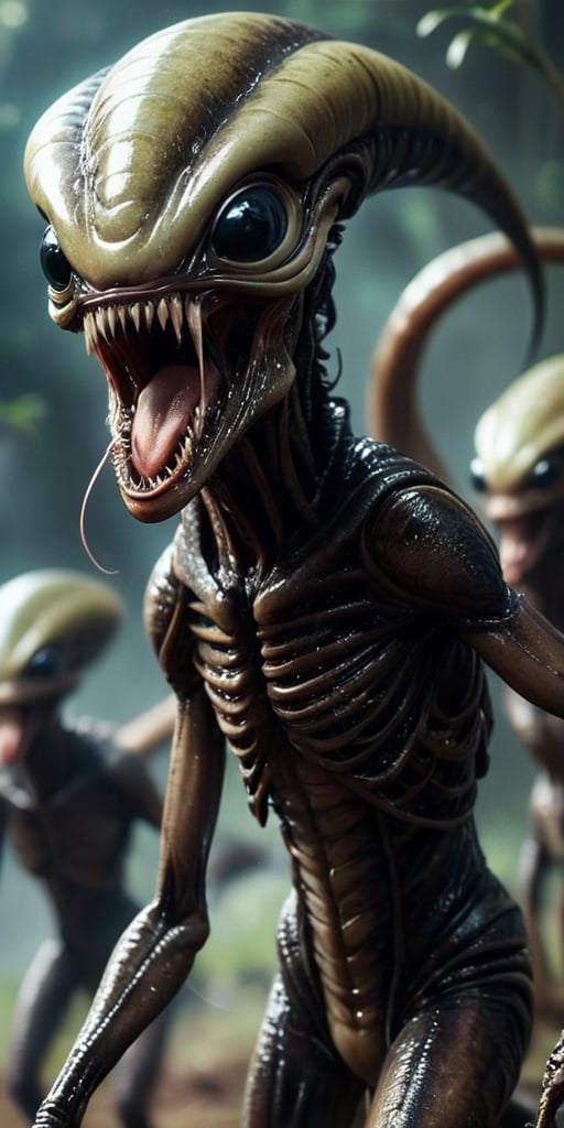 A group of parasitic aliens that infect their hosts and use them as puppets. The aliens resemble slimy,  worm-like creatur...