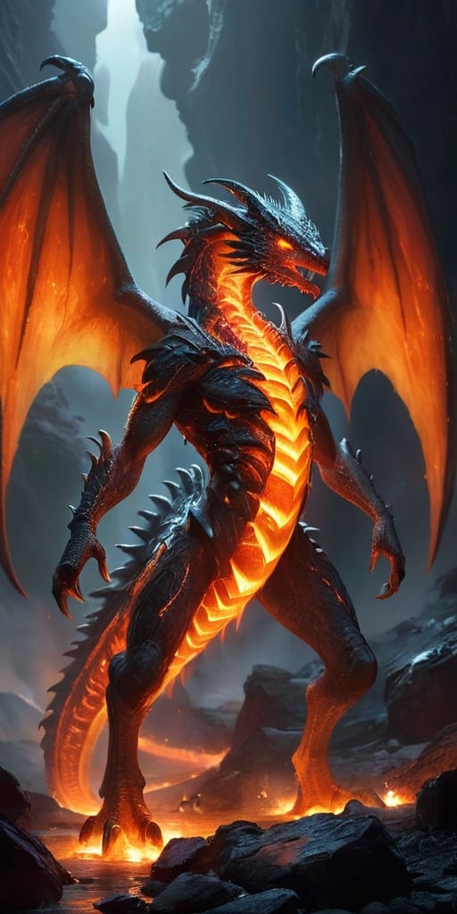 On a desolate,  volcanic alien world,  a terrifying hybrid creature roams the molten landscape. Its body is a terrifying m...