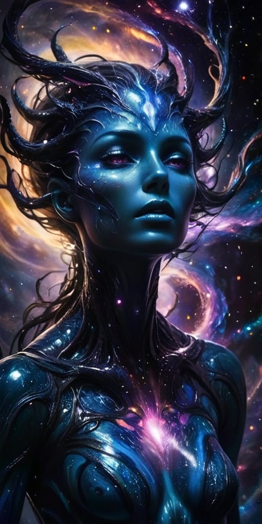 The Astral Devourer Drifting through the astral plane,  where reality is fluid and ever-changing,  floats a creature of pu...