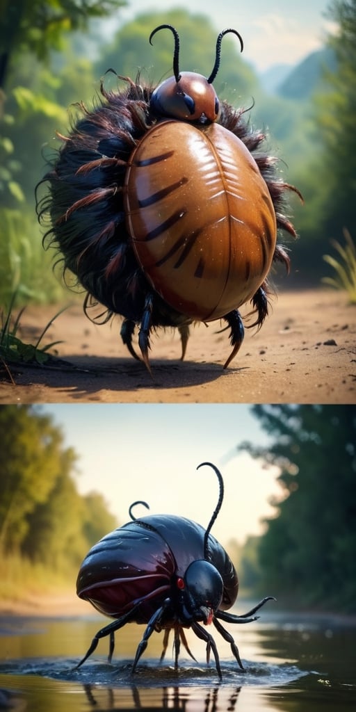 A creature with a body that resembles a massive,  bloated tick. It attaches itself to its prey and drains them of their bo...