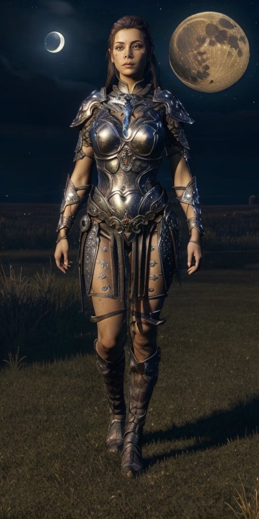 best quality,masterpiece,detailed,16k,beautiful detailed face,beautiful detailed eyes,8k,sole_female, (fullbody shot),

medieval style warrior woman in the night open plains, high-detailed, torn armor, medieval style, stars and moon in background, fireflys, floating leeves, medieval style

((hugebreasts)), (perfect large breasts:1),githyanki