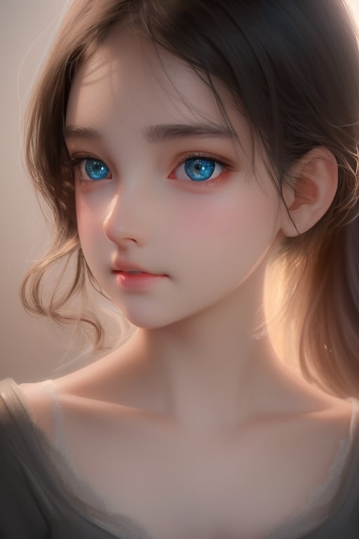 A beautiful young girl and very detailed, masterpiece, soft lighting, high quality concept art, incredibly smooth, trending on artstation, 4k HD, amazing glowing shadows, high detail professional art, high definition, Luminous Studio graphics engine, Visually immersive image, flame magic, detailed eyes, natural face, 