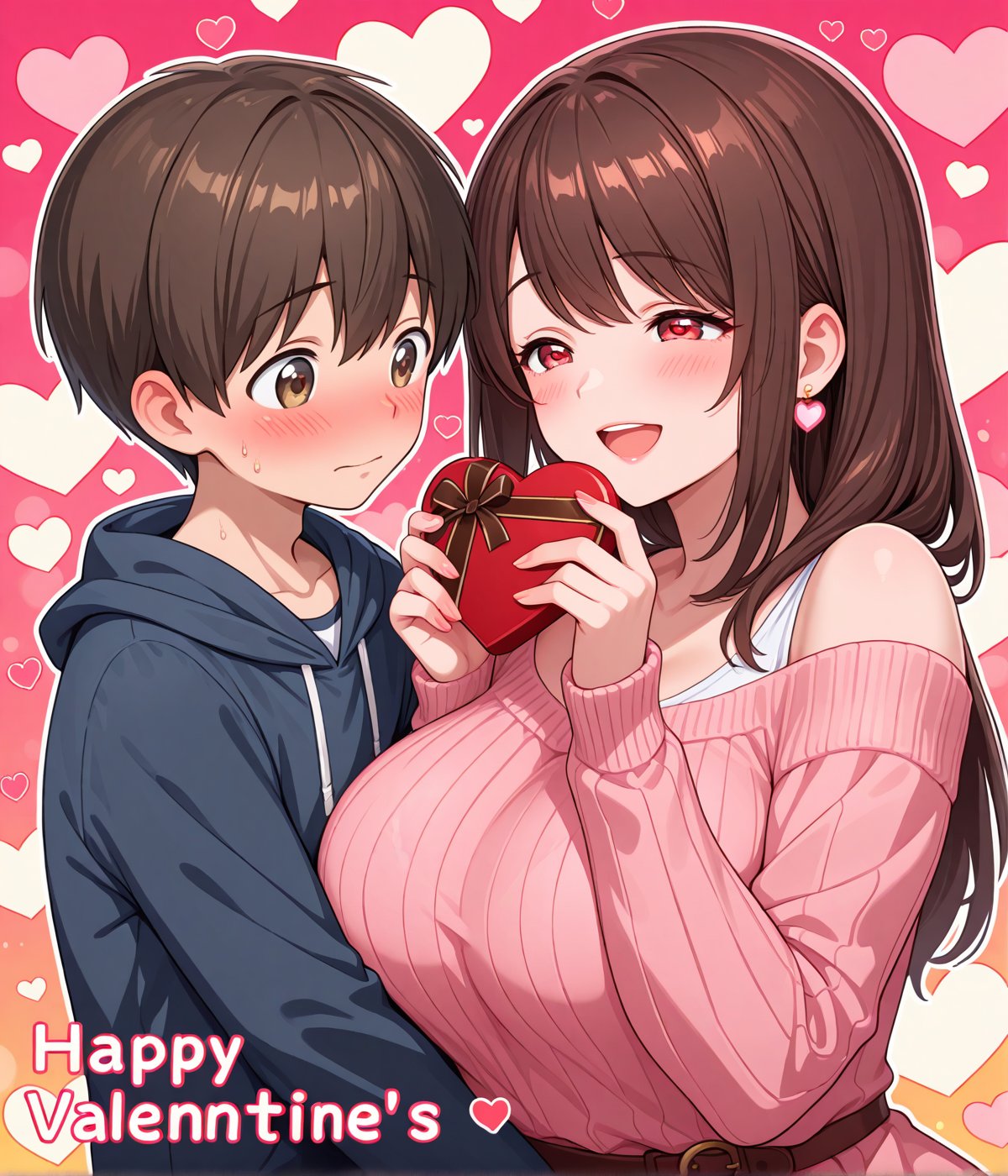 valentine,  happy valentine,  heart bokeh by Kybalico on Tensor.Art