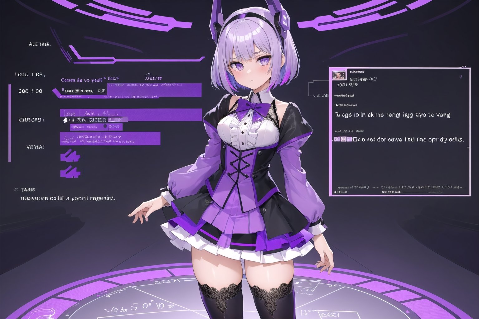 (masterpiece),  1girl,  silver hair color by Kybalico on Tensor.Art