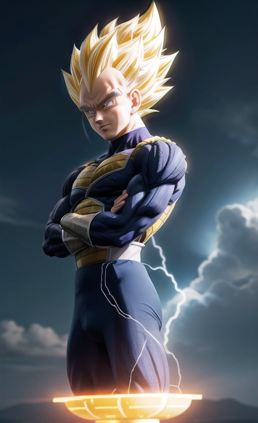 1 man,  ((Vegeta)),  perfect shape by Sanou on Tensor.Art