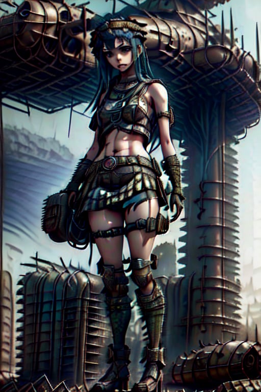 boy and girl in a post-apoalipttic world,  warriors,  in war suits by Arielpelado on Tensor.Art