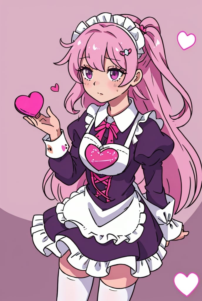1girl,  apron,  bow by The*cats-lover on Tensor.Art