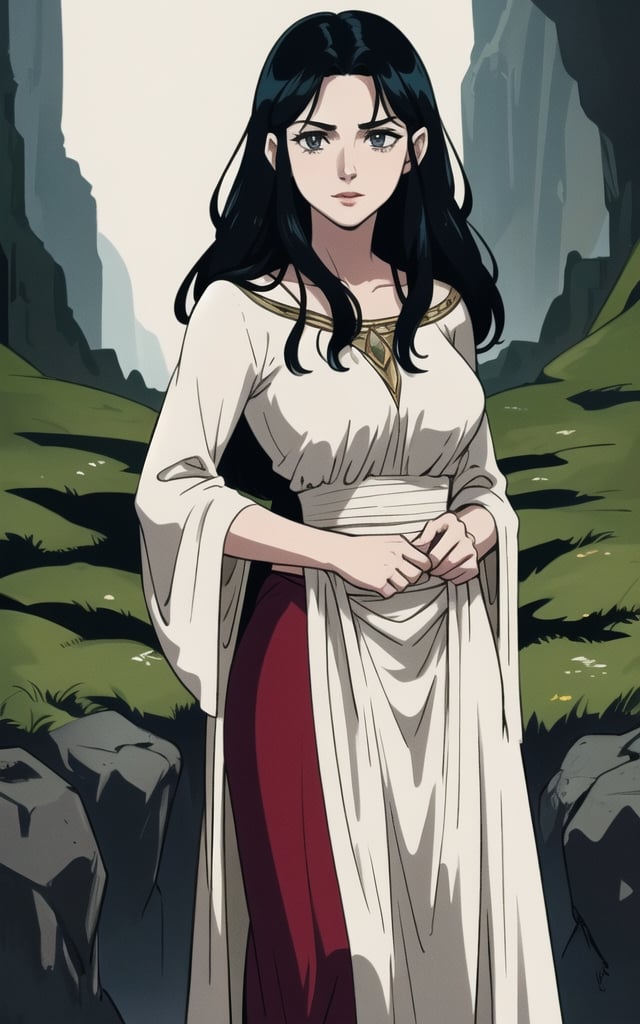 photo of arwen undomiel from Lord of the Rings,  film grain,  dramatic cinematic lut by The*cats-lover on Tensor.Art