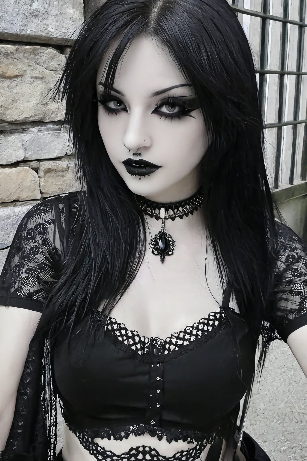 gothic,  girl,  alternative girl by SKLTNC on Tensor.Art