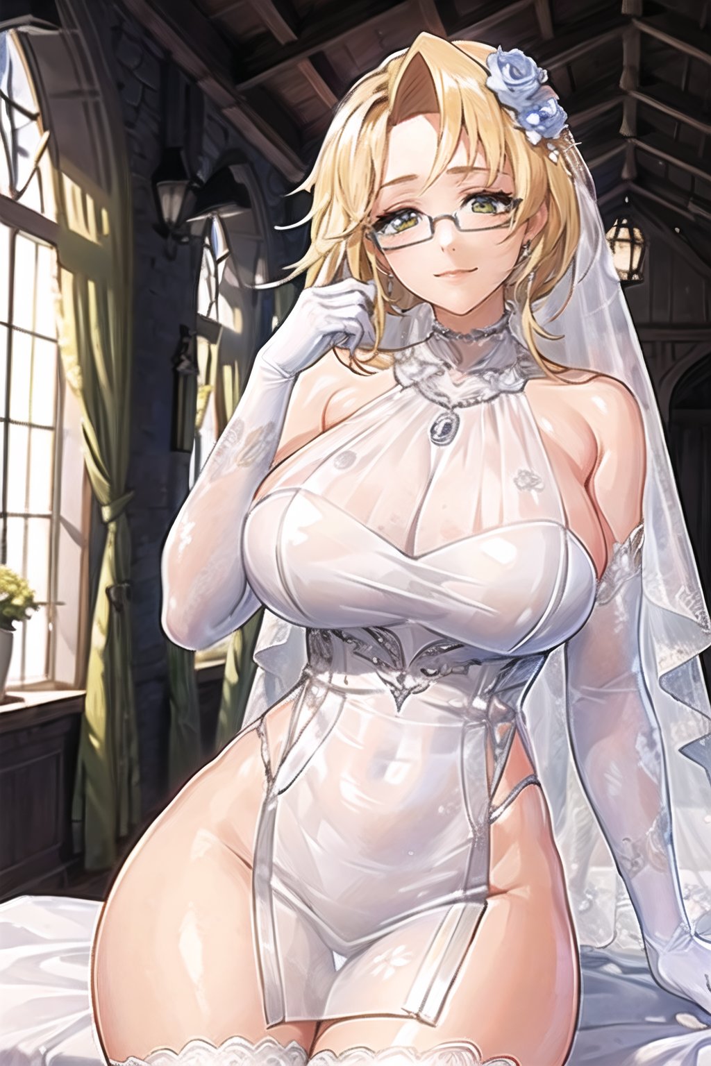 wedding_dress_aiwaifu,  wedding_dress_aiwaifu,  yellow_eyes by ownwaifu on Tensor.Art
