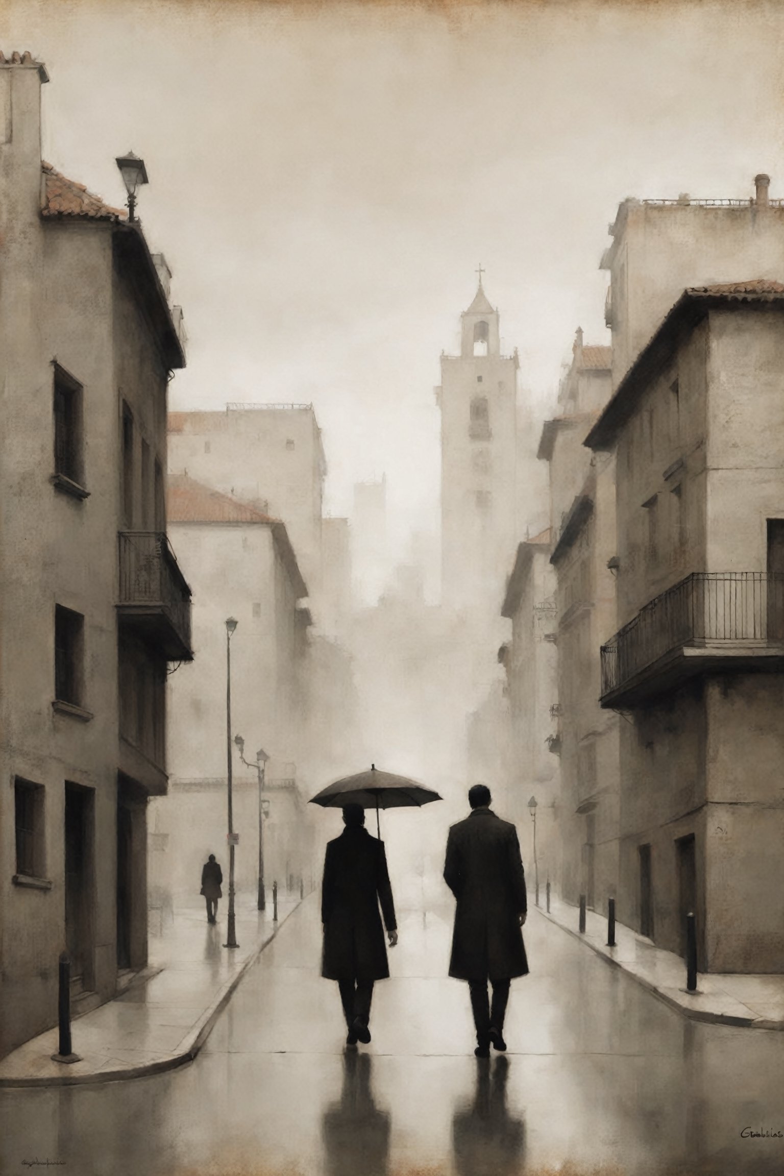 in style of Gabriel Pacheco,  city landscape by Parodas77 on Tensor.Art