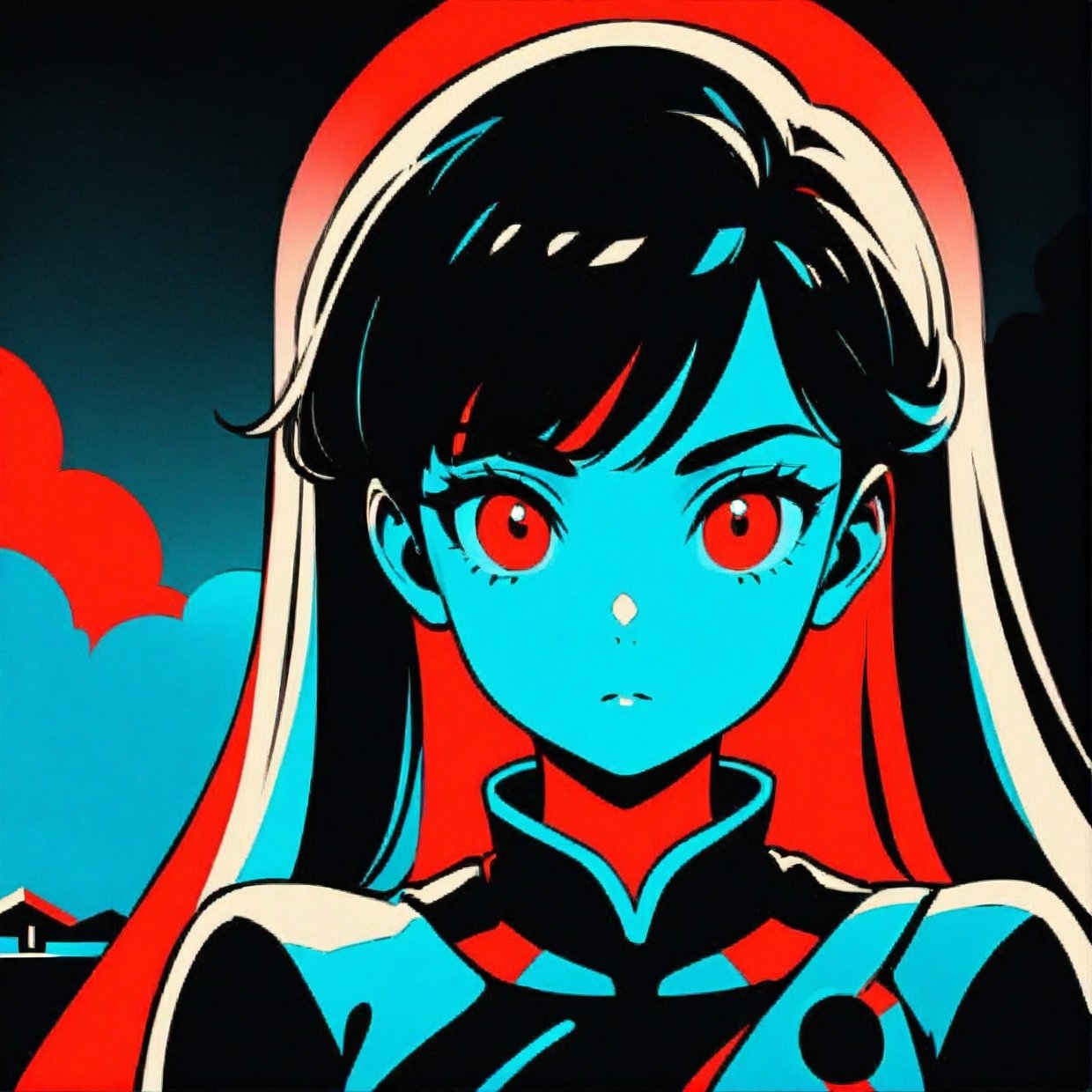 Polychrome,  1girl,  night by user dai231 on Tensor.Art