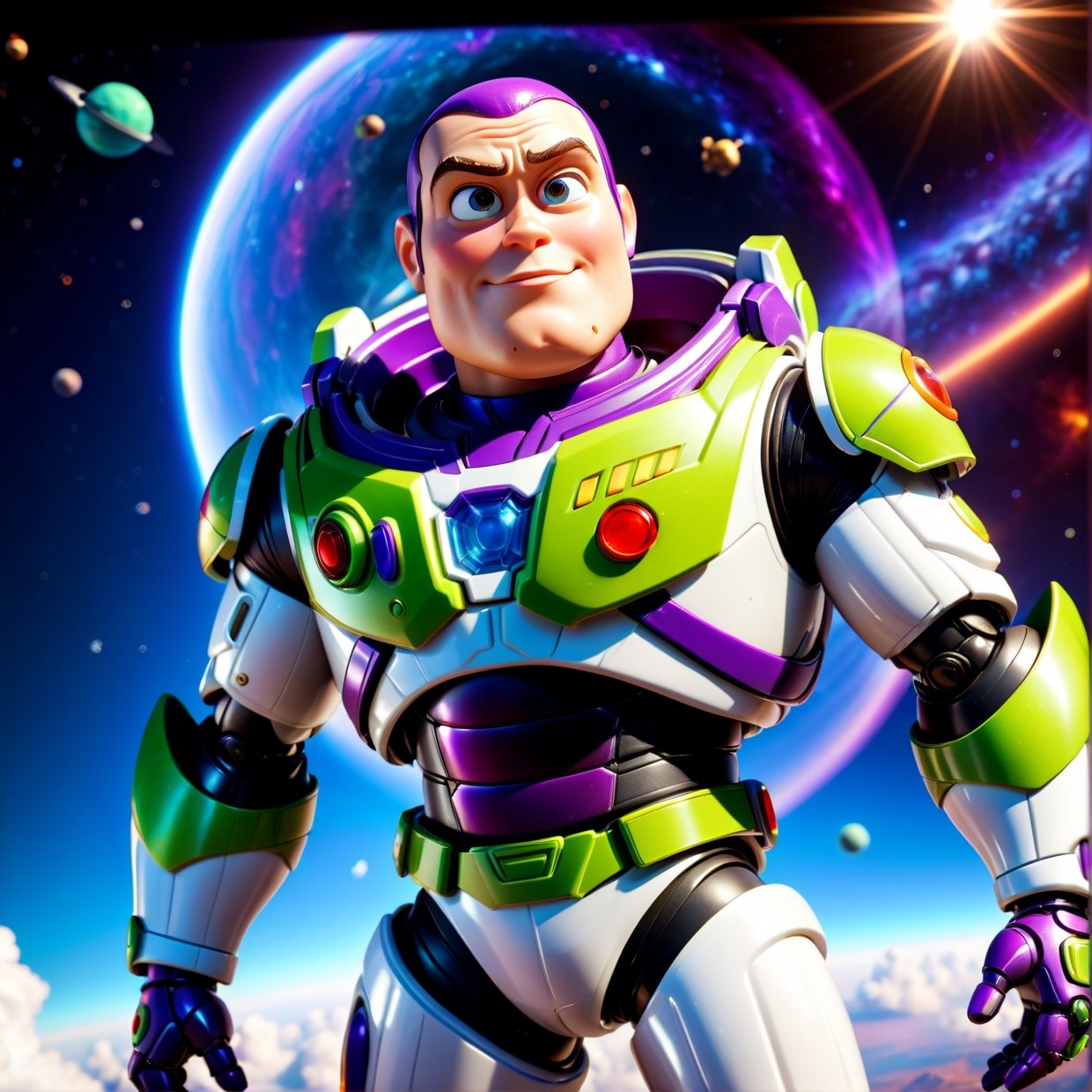 a heroic toy space ranger,  buzz lightyear,  ultra detailed by user dai231 on Tensor.Art
