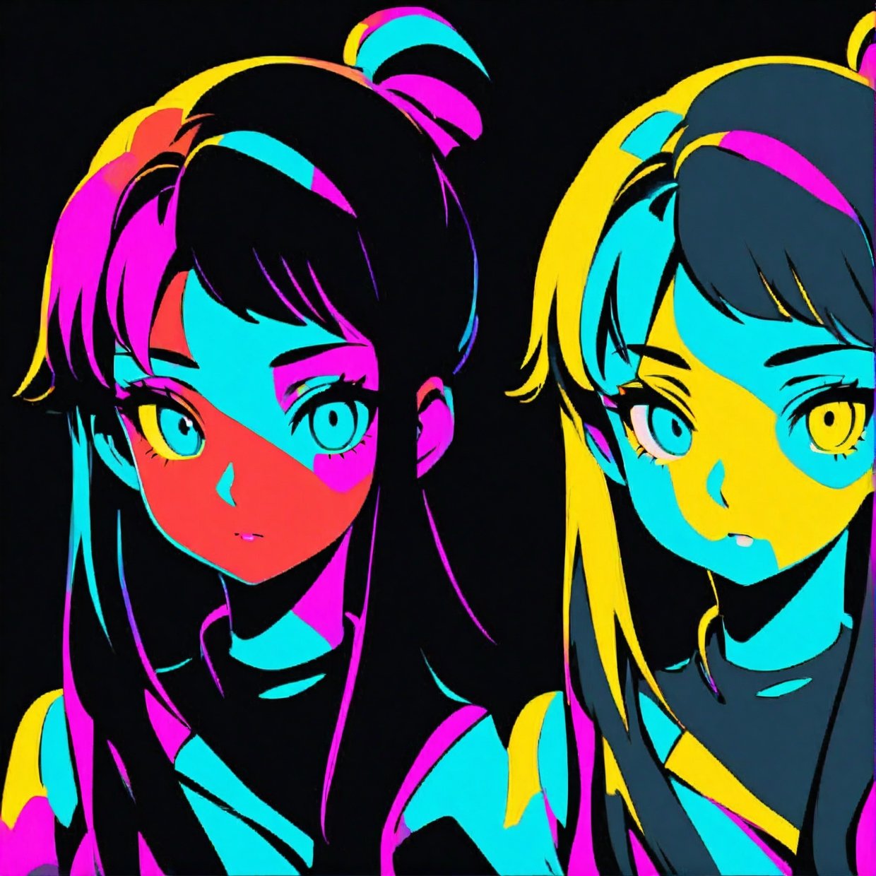 Polychrome,  1girl,  night by user dai231 on Tensor.Art