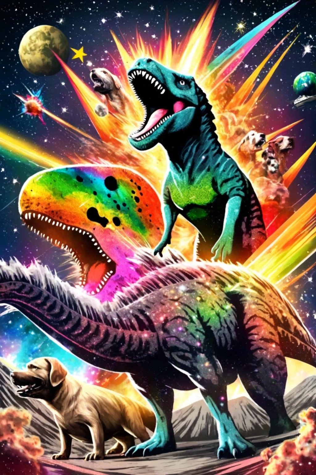 DonMB14ckB377yXL, dinosaur, volcano, stars, beard, space, dog, explosion, happy, senior, glitter, Miss Liberty, giga