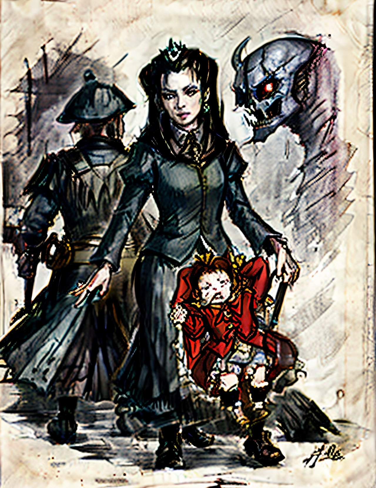 DonMZ1ll3 wraith princess of darkness,  detailed by DonMischo on Tensor.Art