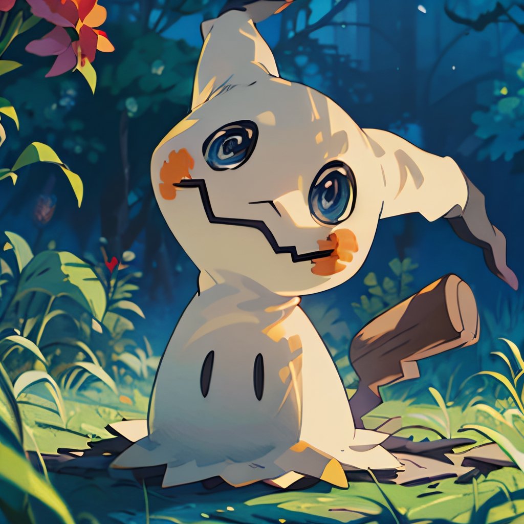 ((masterpiece,best quality)), absurdres,, Mimikyu_Pokemon,  no humans, solo, looking at viewer, cinematic composition, 