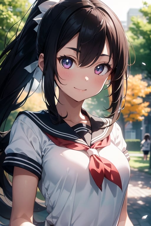 anime style beautiful woman,  1girl,  (ponytail) by Chicken on Tensor.Art