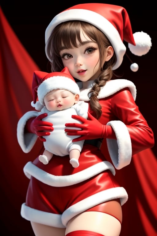 baby santa,<lora:659111690174031528:1.0>