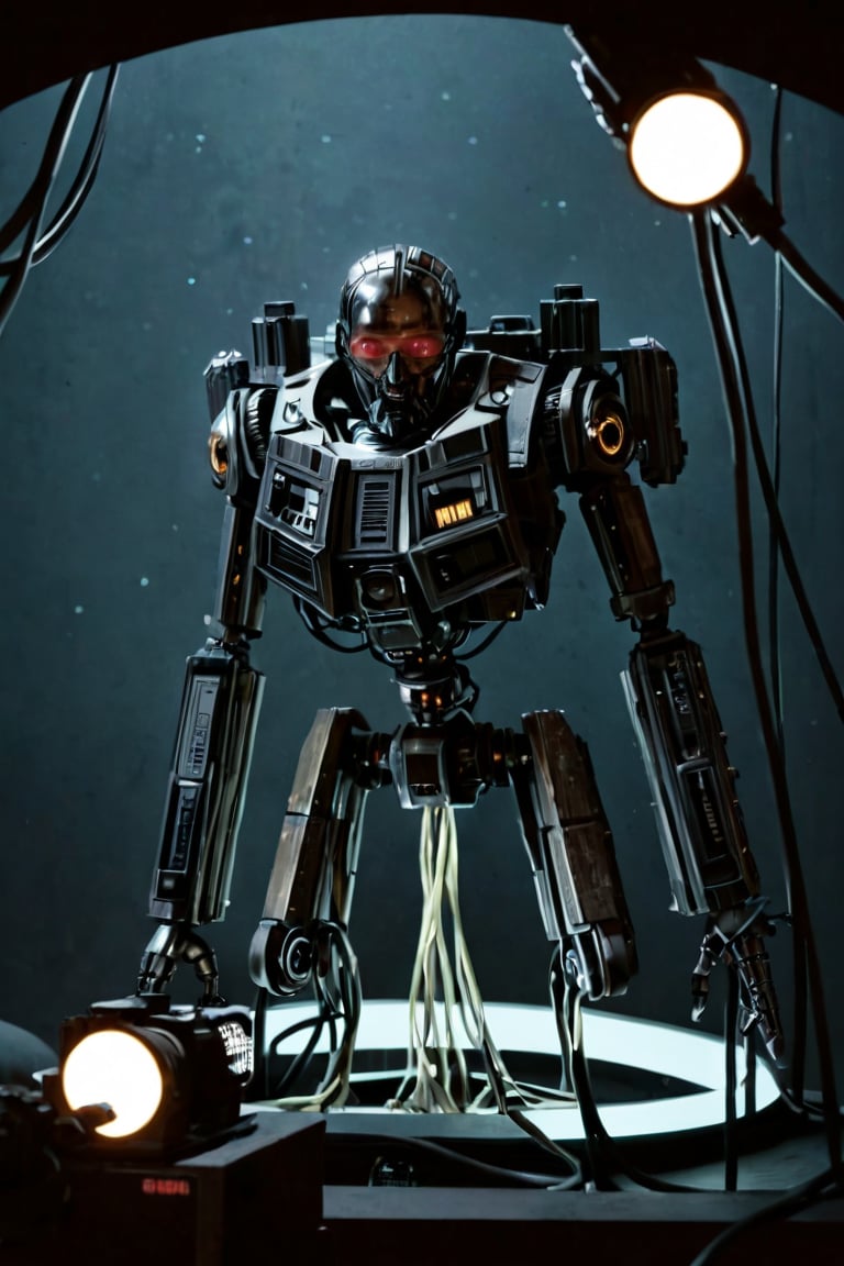 A futuristic,  otherworldly being from the Star Trek universe. The framing is a medium shot,  showcasing Lifeform 8472's e...