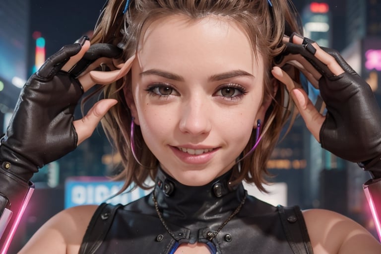 1 girl,  smile,  close up by Submissive Bal on Tensor.Art