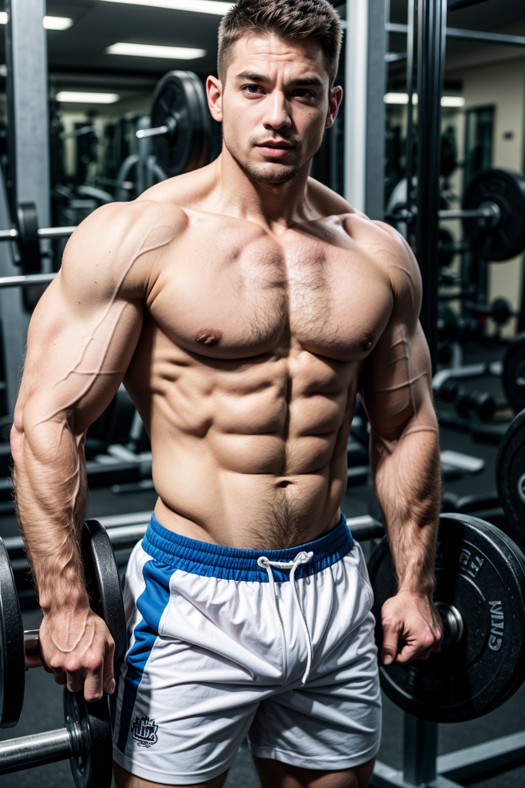 muscle man in the gym by Vicious on Tensor.Art