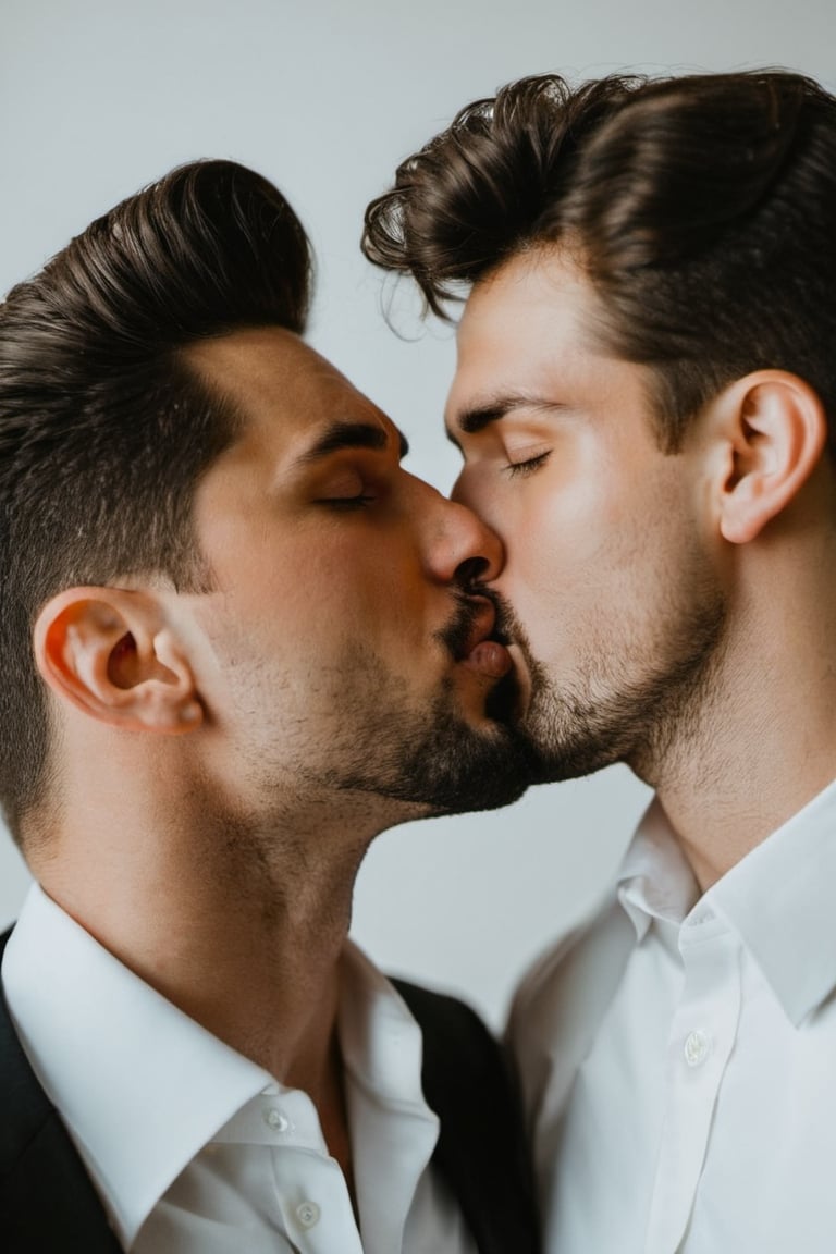 Two men kissing by Vicious on Tensor.Art