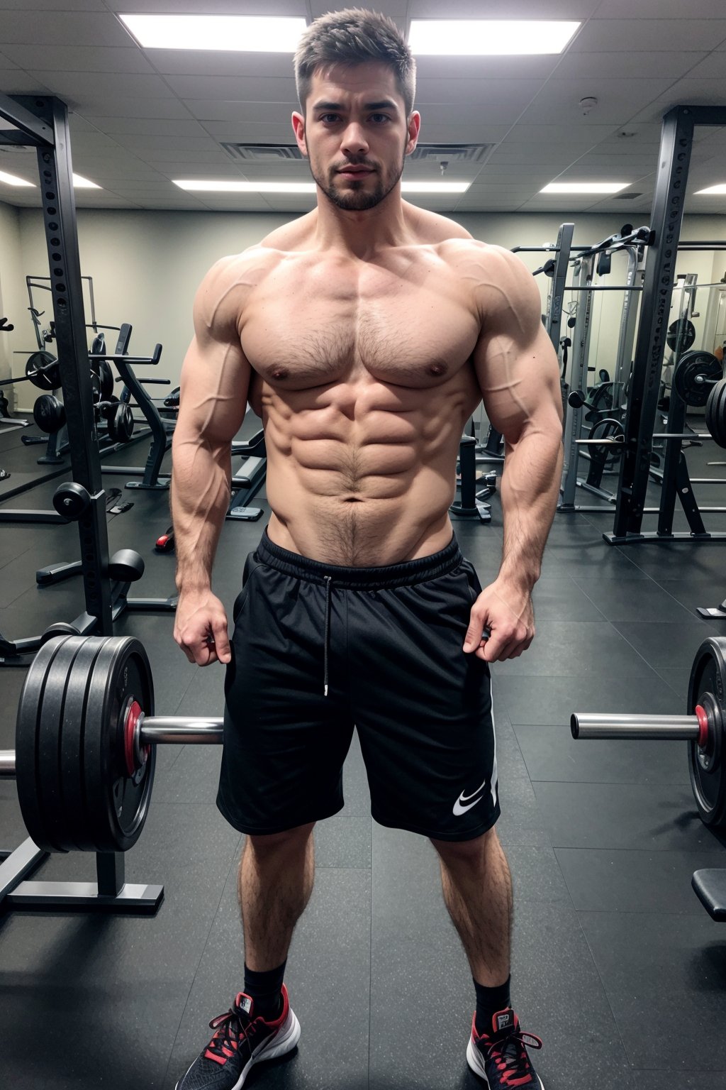 muscle man in the gym by Vicious on Tensor.Art