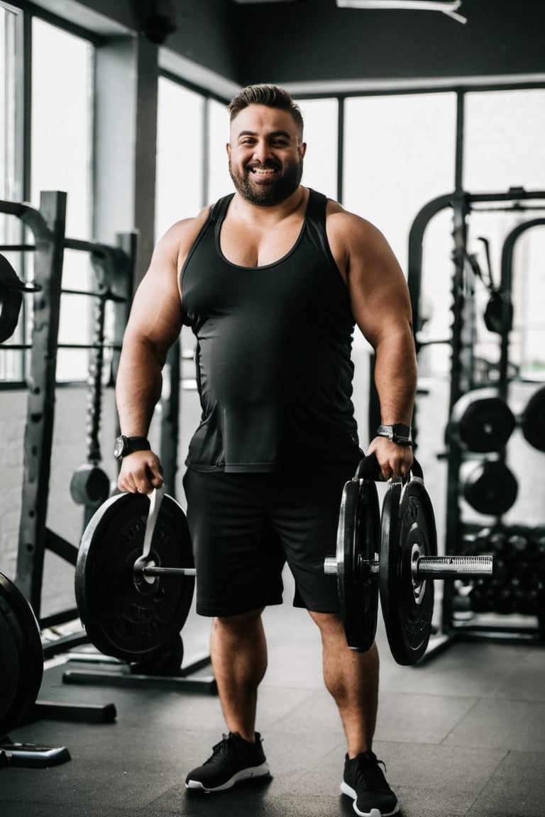 fat man in the gym by Vicious on Tensor.Art