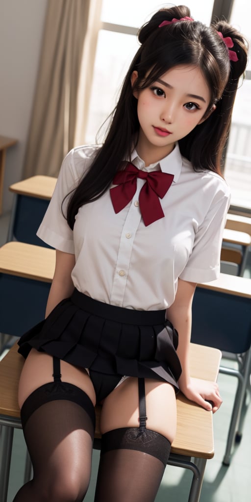 Hentai,  1girl,  long black hair by user_617597816193256149 on Tensor.Art