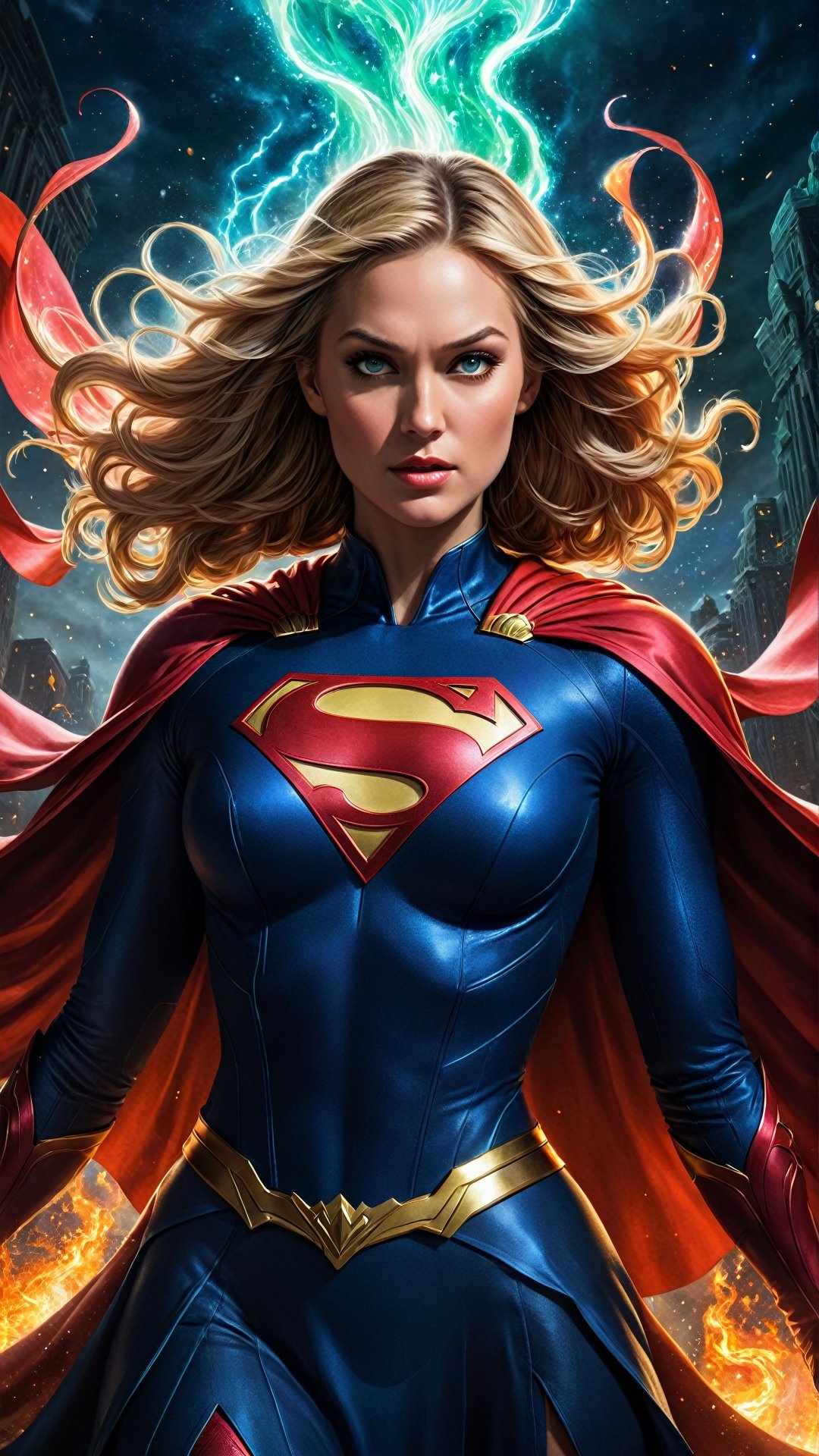 Supergirl,  a strikingly bold and mighty superheroine,  fearlessly confronts the legendary cosmic being called Cthulhu. Th...
