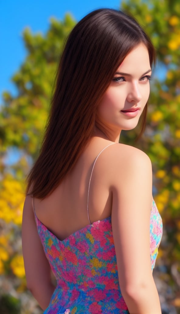 (masterpiece), realistic, beautiful face, full body, sunlight, cinematic light, bangs, a handsome man, beautiful eyes, black hair, perfect anatomy, very cute, princess eyes , (black eyes) , (frame the head), Centered image, stylized, bioluminescence, 8 life size,8k Resolution, white low-cut dress with small blue details, human hands, wonder full, elegant, approaching perfection, dynamic, highly detailed, character sheet, concept art, smooth, facing directly at the viewer positioned so that their body is symmetrical and balanced, stunningly beautiful teenage girl, detailed hairstyle,

,colorful_girl_v2