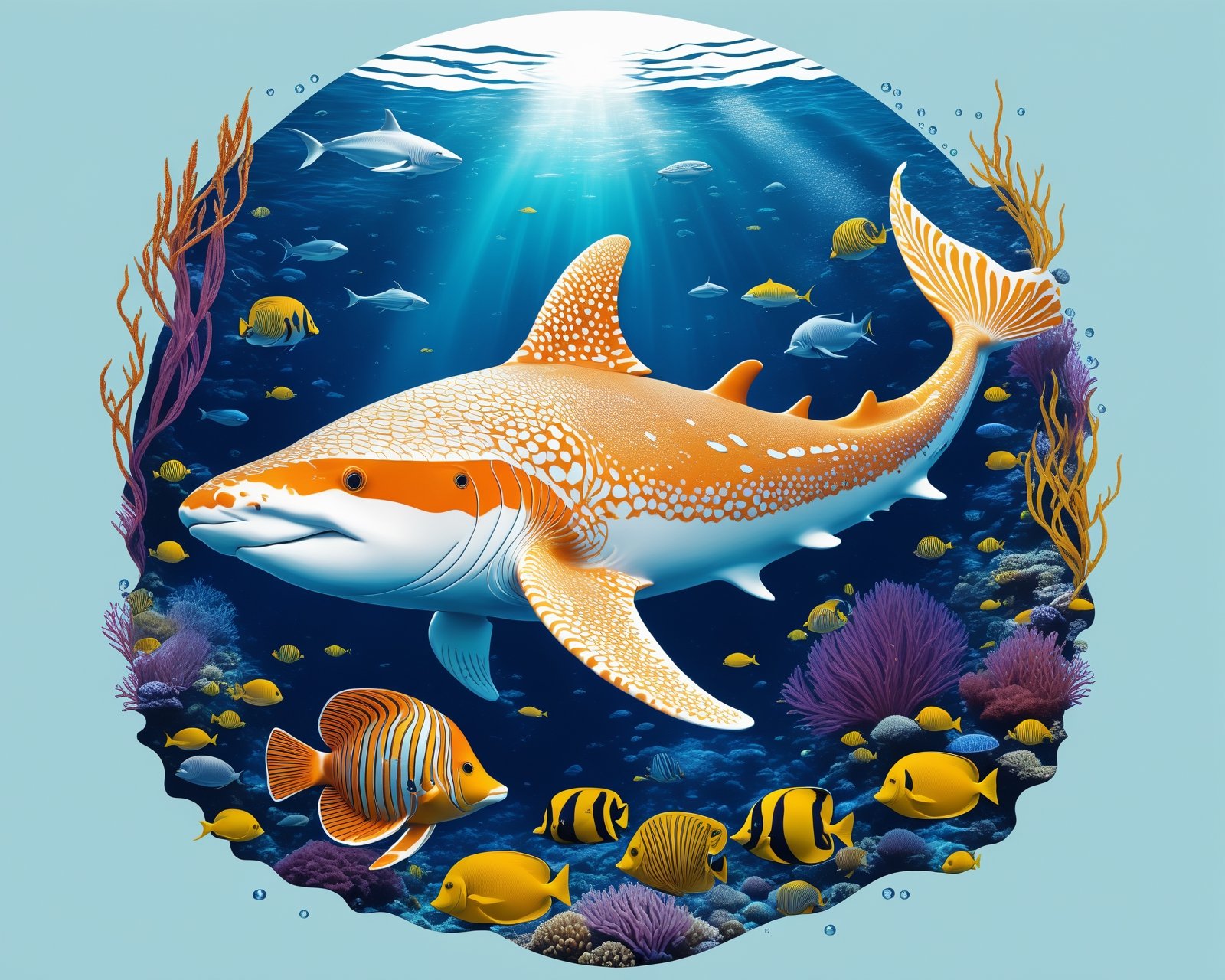 Undersea life,  ocean,  highly detailed by Max AI on Tensor.Art