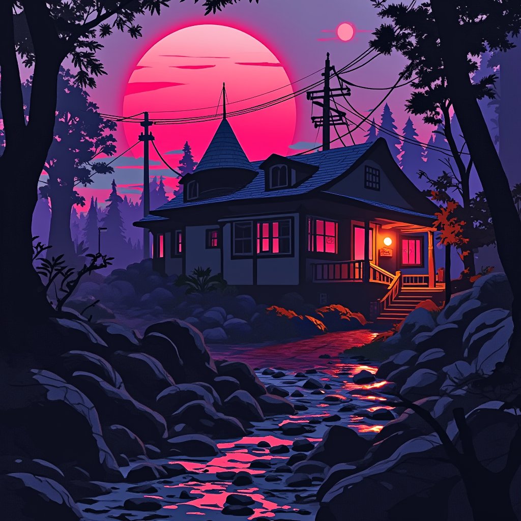  (16k wallpaper:1.1),(Highest quality:1.4),(High resolution:1.4), (masterpiece:1.4), synapse, simple art, synthwave, size balance. sunset, very aesthetic, absurdres, house,
(Magnificent sharpness highest level detailed quality:1.2 ), (extremely detailed 8K effects detailed :1.6 ) (extremely detailed_detail:1.5) (high pixel detail quality, sharp quality) 
(excellent sharp edges:1.5)
(Magnificent sharpness highest level detailed quality:1.3), (extremely detailed 8K effects detailed ) (extremely detailed_detail) 
(highest level detailed quality)!(excellent quality detailed:1.5)! 
(out of focus details:1)
 (masterpiece:1.3), (best quality:1.3), (ultra high resolution:0.9) (hd +:0.8 ) (high definition image :1.5)  (auto adjust detail_details:0.8) 