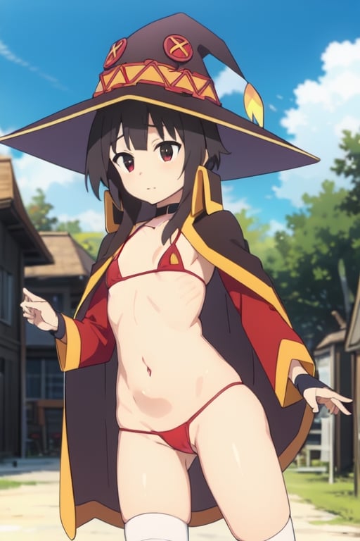 Megumin, micro bikini,