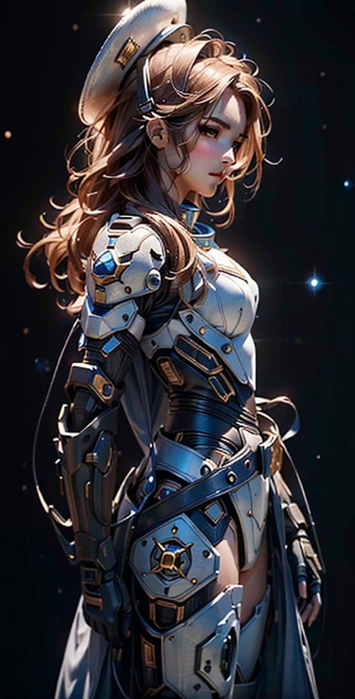 Gundam armor and glowing accents. mecha,  bodysuit,  (beautiful detailed eyes by caspersuyuki on Tensor.Art