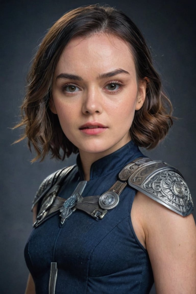 (best quality, epic masterpiece:1.3), (analog photo, studio portrait), Daisy Ridley ,more detail XL ,SHARP REALISTIC MODEL 