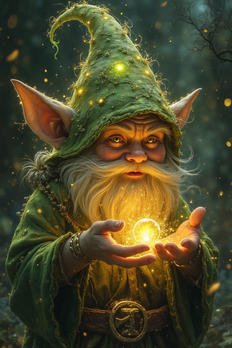 Oil painted fantasy gnome,  hyper-detailed,  hyper-focused by carolmag on Tensor.Art