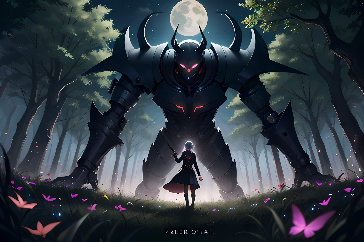 In a realm shrouded in eternal twilight,  unfolds a mesmerizingly surreal scene filled with hope and vitality. A sinister...