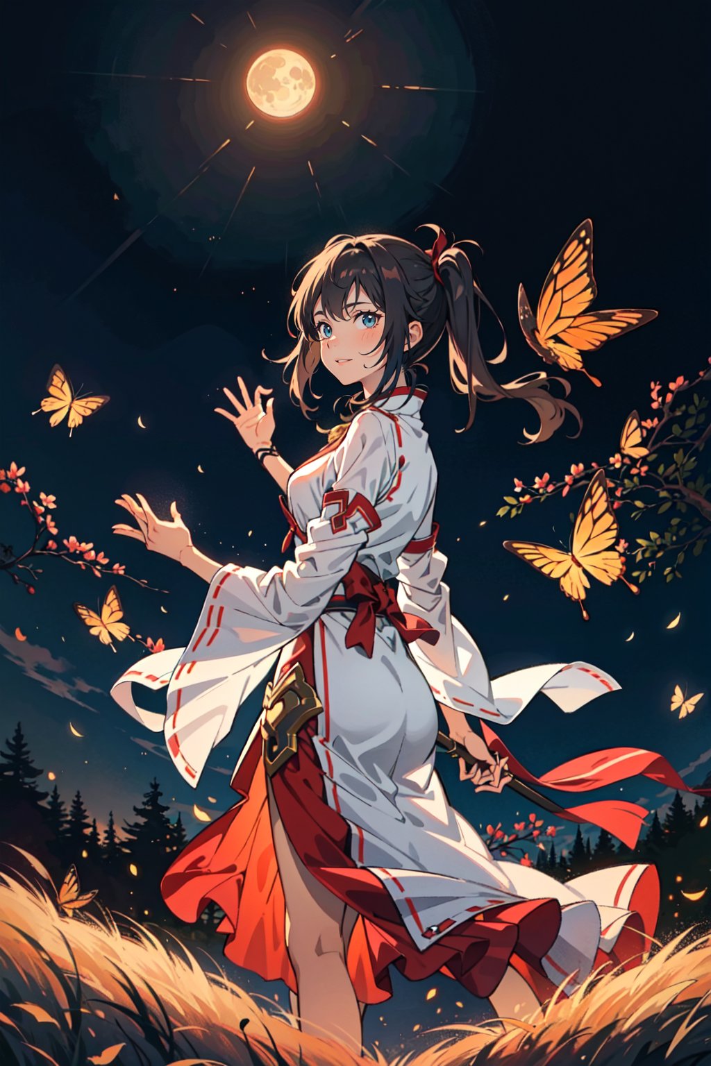 In a realm shrouded in eternal twilight,  unfolds a mesmerizingly surreal scene filled with hope and vitality. A graceful...