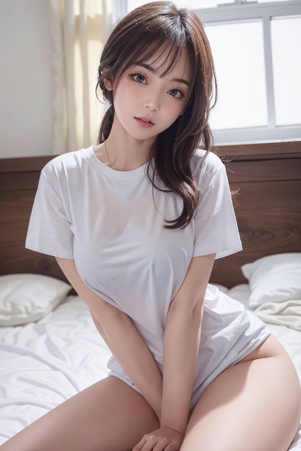 ultra detailed,  very cute girl,  wearing a t shirt by sheesh on Tensor.Art