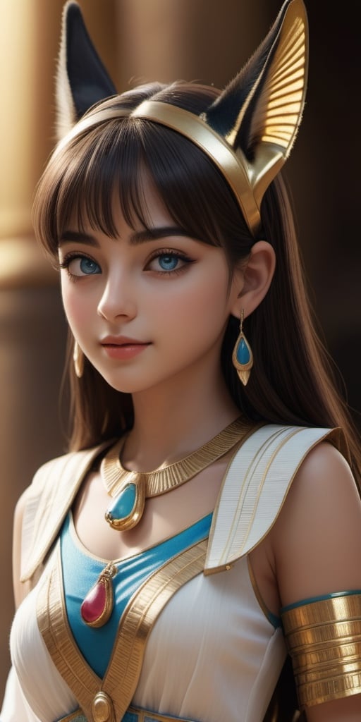 ((7year old girl:1.5)), ((flat chest, Toddler:1.4 
))1girl,  petite girl, children's body, beautiful shining body,petite,beautiful girl with fine details,detailed face,
bangs,((darkbrown hair:1.3)),((very short hair:1.4)),
high eyes,(aquamarine eyes),tall eyes,Beautiful and delicate eyes,  Beautiful eyes,((tareme,animated eyes, big eyes,droopy eyes:1.2)),(thick eyebrows),
((Anubis inspired costume: 1.4))
((Egypt, Pyramids))
((black skin:1.4)),natural light,((random expression)),random Angle,
((realism: 1.2 )), dynamic far view shot,cinematic lighting, perfect composition, by sumic.mic, ultra detailed, official art, masterpiece, (best quality:1.3), reflections, extremely detailed cg unity 8k wallpaper, detailed background, masterpiece, best quality , (masterpiece), (best quality:1.4), (ultra highres:1.2), (hyperrealistic:1.4), (photorealistic:1.2), best quality, high quality, highres, detail enhancement,more detail XL,xxmixgirl,xxmix_girl