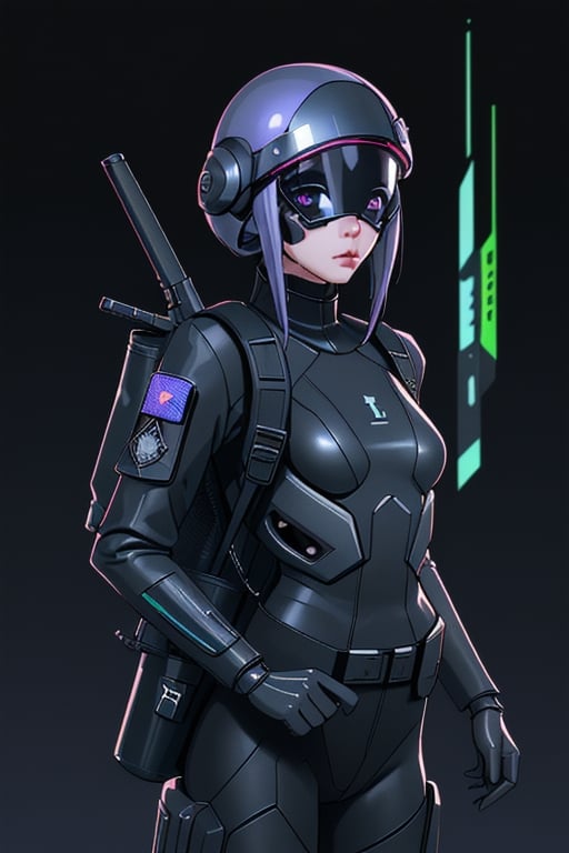 cyber_girl,  police_uniform,  exoskeleton by Goblinius on Tensor.Art