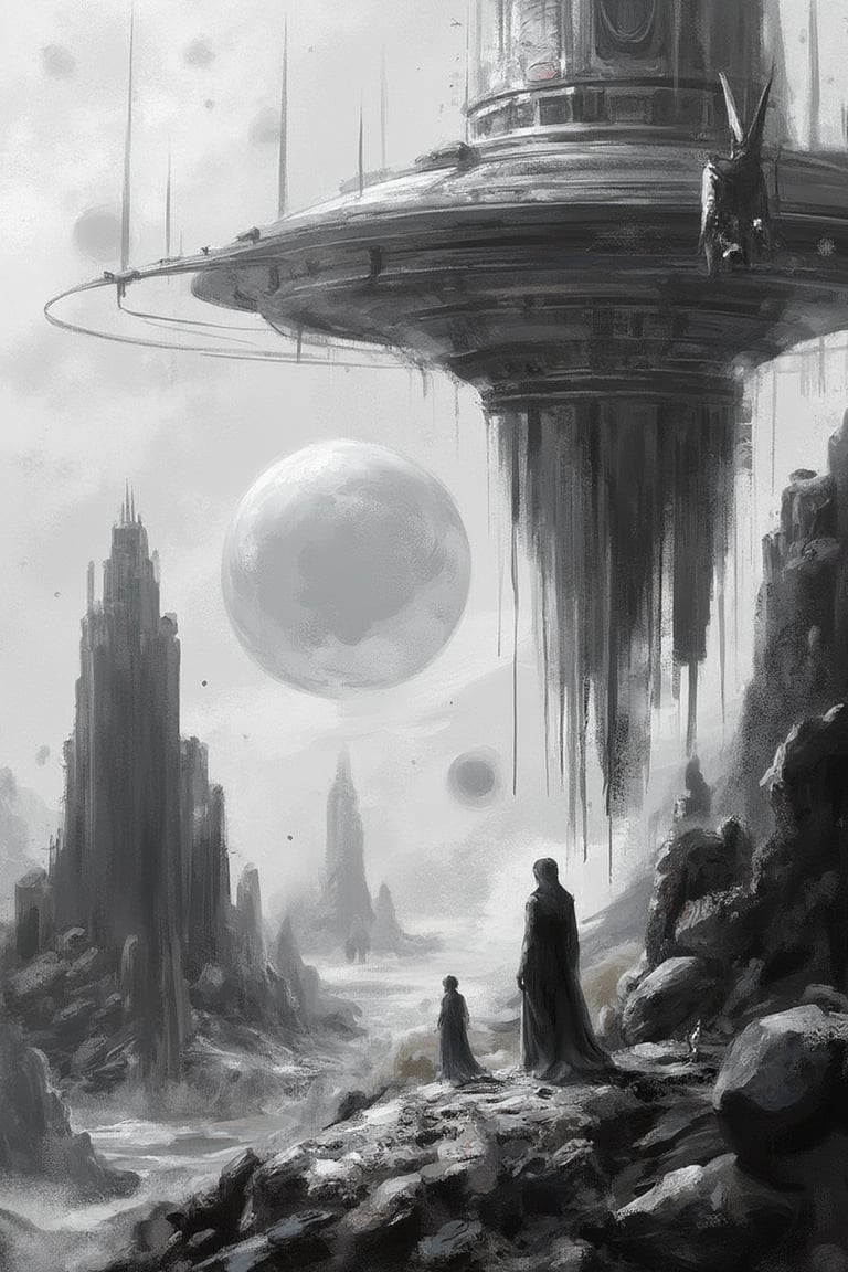 aesthetic,  A fascinating and mysterious digital illustration depicts a strange and surreal sight: abstract art of Geometr...