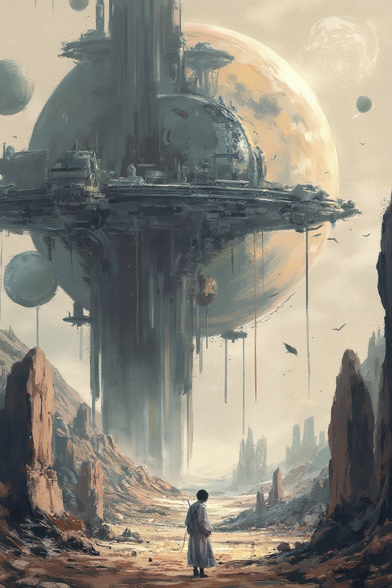 aesthetic,  A fascinating and mysterious digital illustration depicts a strange and surreal sight: abstract art of Geometr...